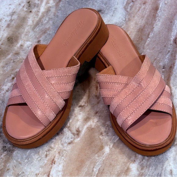 Women’s MADEWELL The Alina platform sandal- warm thistle. Size 6 - Picture 6 of 8